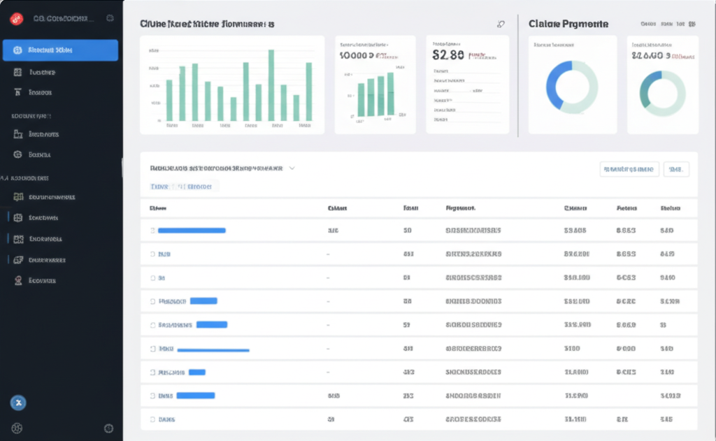 Collect Easy AI dashboard showing claims, eligibility, and patient payments
